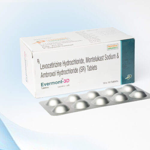 Levocetirizine Hydrochloride Monteeluast Sodium & Ambroxol Hydrochloride (SR) Tablets